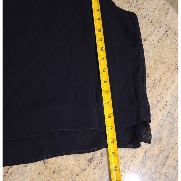 Vtg Kathleen Sommers Rayon Sleeveless Round Neck Tank Top Sz M Layered USA - Picture 4 of 12